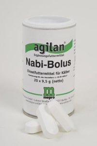 Nabi Bolus agilan® mineralinis pašaro papildas skatinantis veršelius gerti
